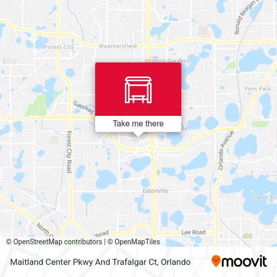 Mapa de Maitland Center Pkwy And Trafalgar Ct