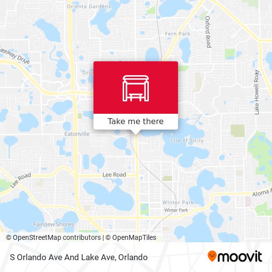 Mapa de S Orlando Ave And Lake Ave