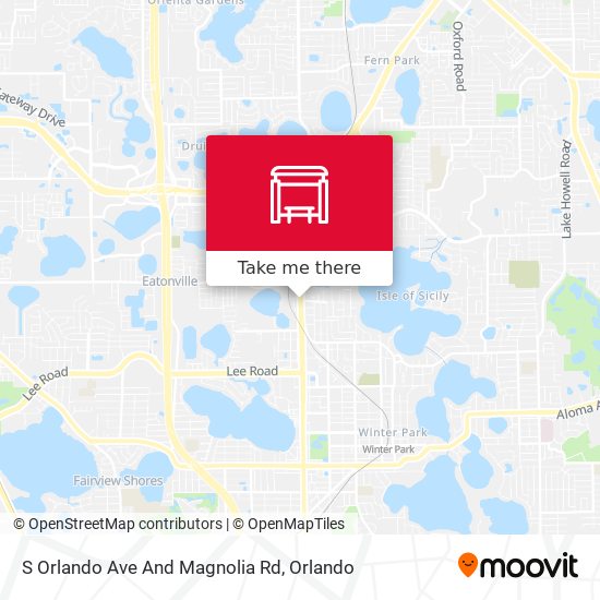 S Orlando Ave And Magnolia Rd map