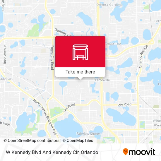 Mapa de W Kennedy Blvd And Kennedy Cir