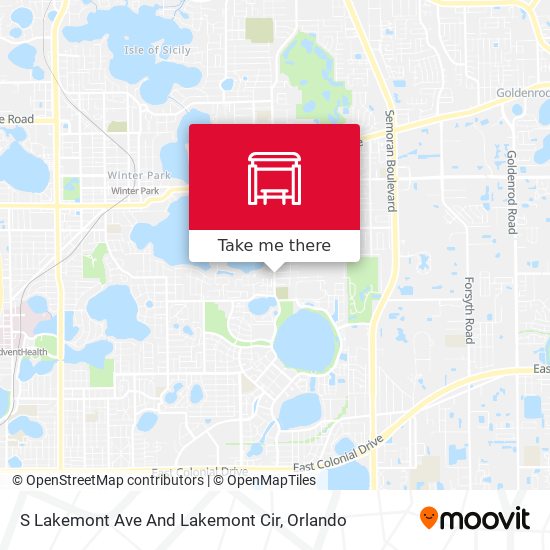S Lakemont Ave And Lakemont Cir map