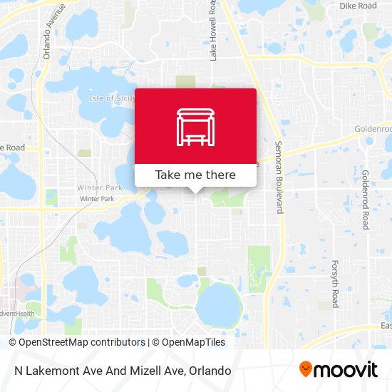 Mapa de N Lakemont Ave And Mizell Ave