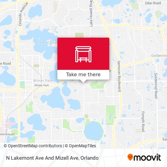 Mapa de N Lakemont Ave And Mizell Ave