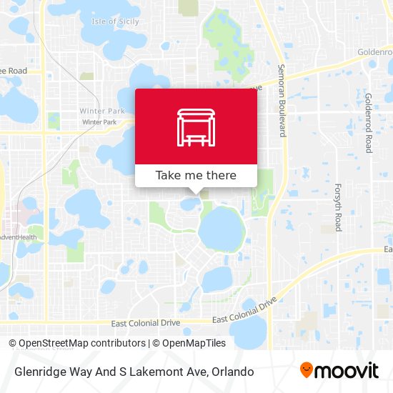 Mapa de Glenridge Way And S Lakemont Ave