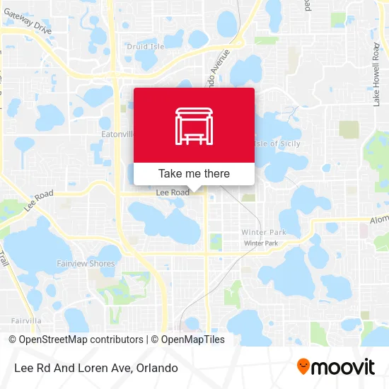 Mapa de Lee Rd And Loren Ave