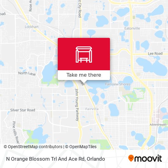 Mapa de N Orange Blossom Trl And Ace Rd
