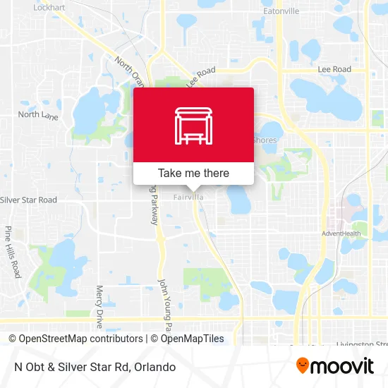 N Obt & Silver Star Rd map