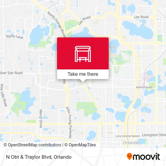 N Obt & Traylor Blvd map