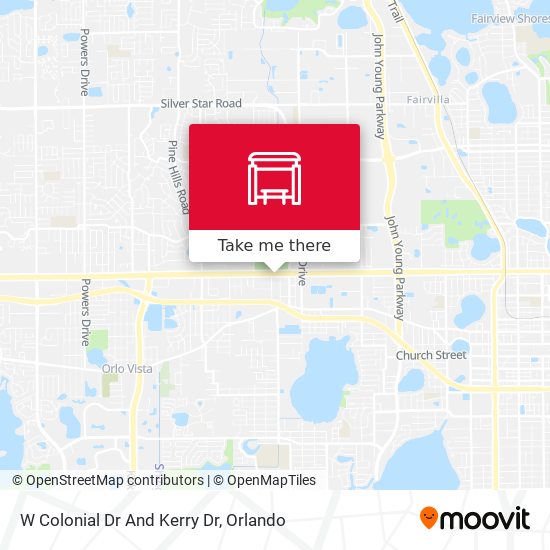 W Colonial Dr And Kerry Dr map