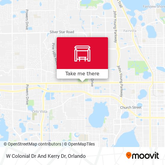 W Colonial Dr And Kerry Dr map