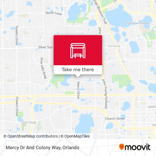 Mercy Dr And Colony Way map
