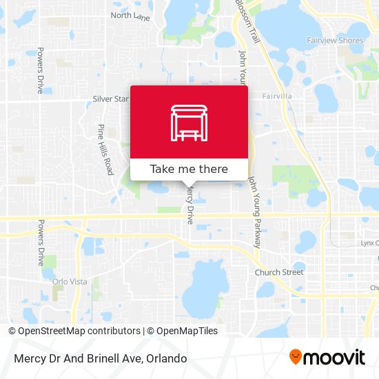 Mercy Dr And Brinell Ave map