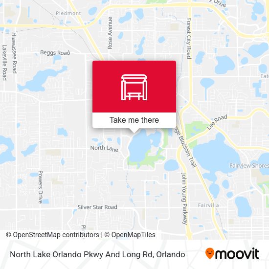 Mapa de North Lake Orlando Pkwy And Long Rd