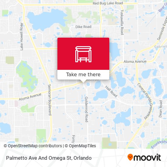 Mapa de Palmetto Ave And Omega St