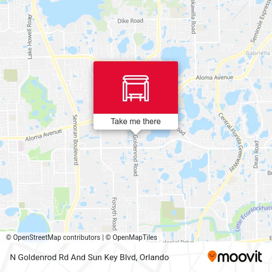 Mapa de N Goldenrod Rd And Sun Key Blvd