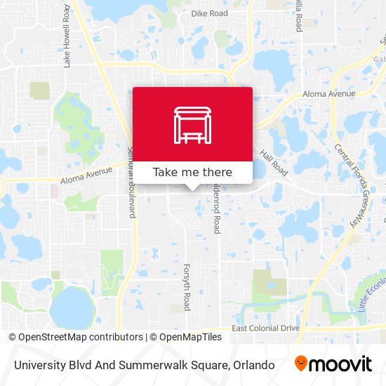University Blvd And Summerwalk Square map