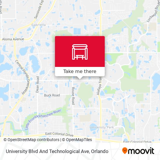 University Blvd And Technological Ave map