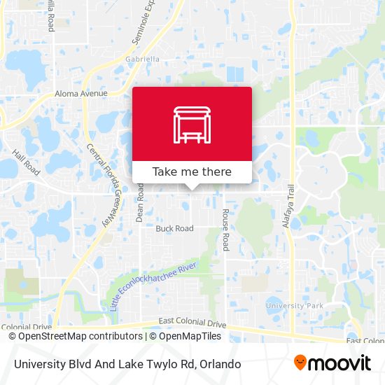 Mapa de University Blvd And Lake Twylo Rd