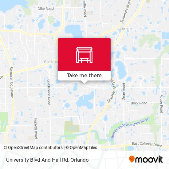 University Blvd And Hall Rd map
