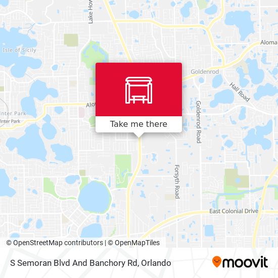 S Semoran Blvd And Banchory Rd map