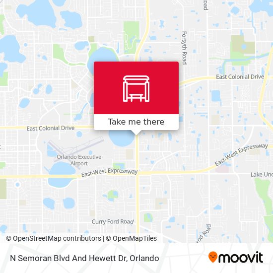 N Semoran Blvd And Hewett Dr map