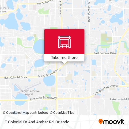 E Colonial Dr And Amber Rd map