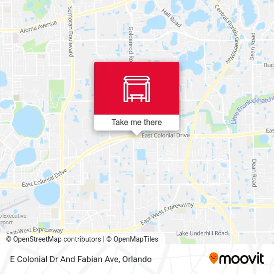 Mapa de E Colonial Dr And Fabian Ave