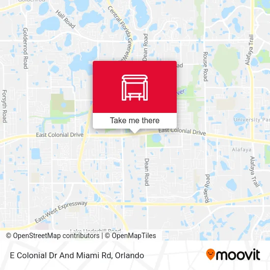 Mapa de E Colonial Dr And Miami Rd