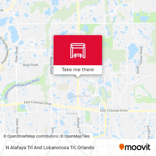 N Alafaya Trl And Lokanotosa Trl map