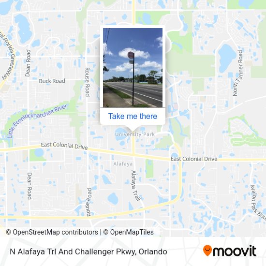 Mapa de N Alafaya Trl And Challenger Pkwy