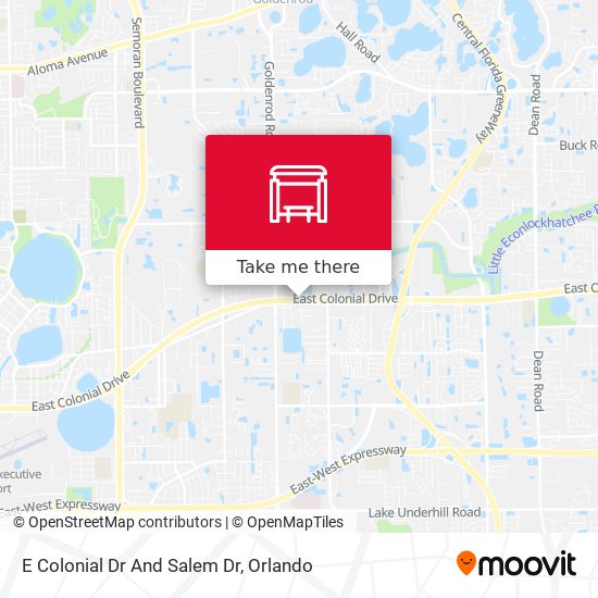 Mapa de E Colonial Dr And Salem Dr