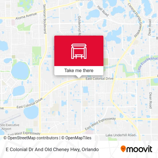 Mapa de E Colonial Dr And Old Cheney Hwy