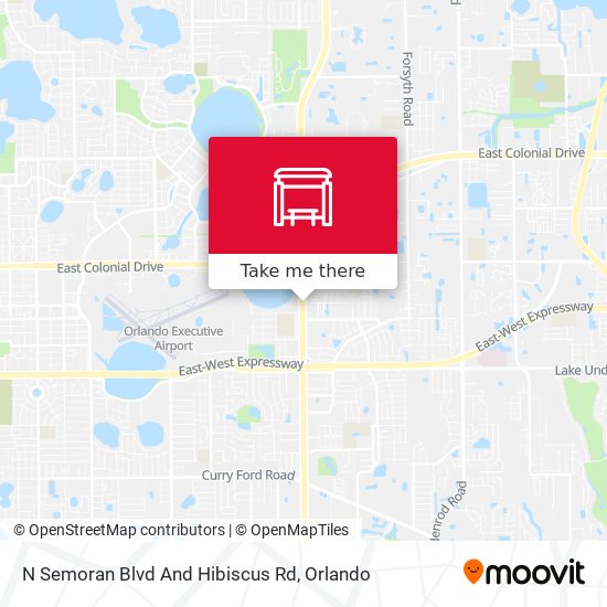 N Semoran Blvd And Hibiscus Rd map