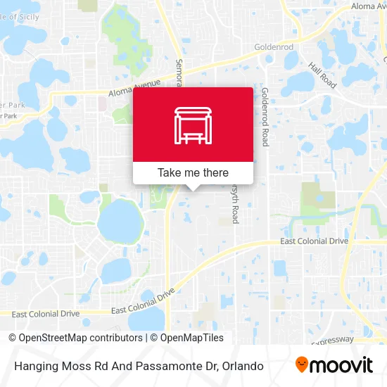 Mapa de Hanging Moss Rd And Passamonte Dr