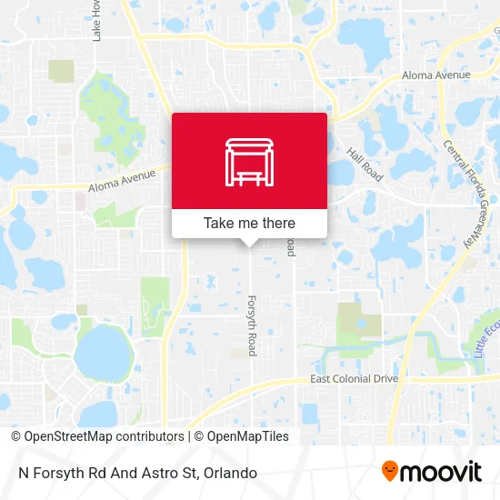 Mapa de N Forsyth Rd And Astro St