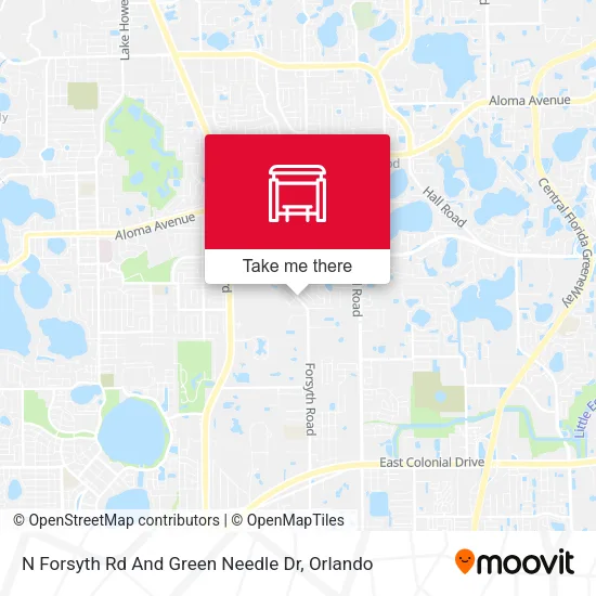 Mapa de N Forsyth Rd And Green Needle Dr