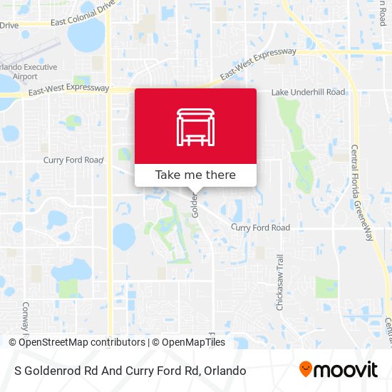 S Goldenrod  Rd And Curry Ford  Rd map