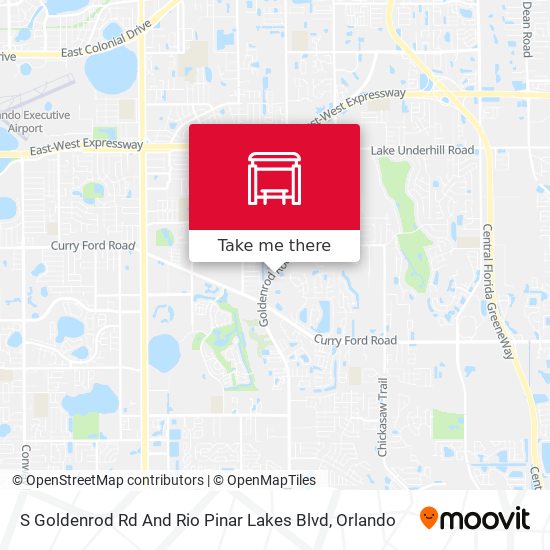 S Goldenrod Rd And Rio Pinar Lakes Blvd map