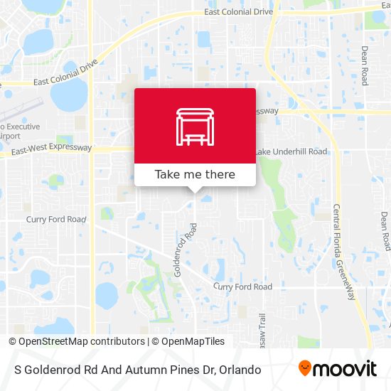 S Goldenrod Rd And Autumn Pines Dr map