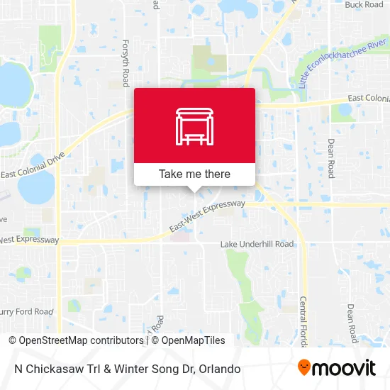 N Chickasaw Trl & Winter Song Dr map