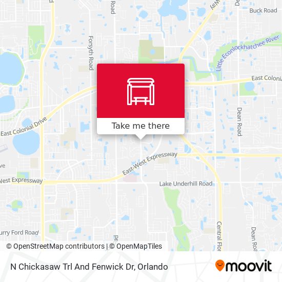 N Chickasaw Trl And Fenwick Dr map