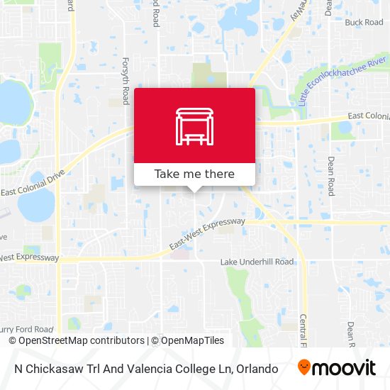 N Chickasaw Trl And Valencia College Ln map