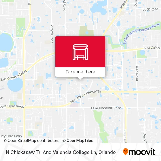Mapa de N Chickasaw Trl And Valencia College Ln