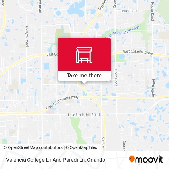 Valencia College Ln And Paradi Ln map