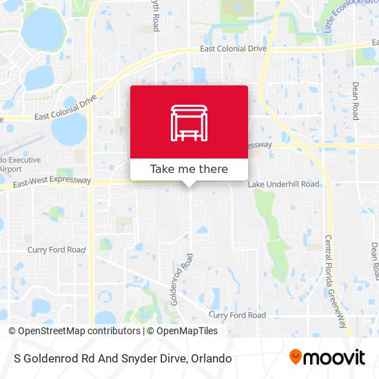 S Goldenrod Rd And Snyder Dirve map