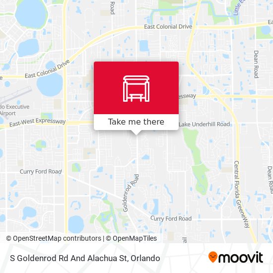 S Goldenrod Rd And Alachua St map
