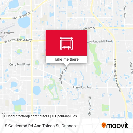Mapa de S Goldenrod Rd And Toledo St