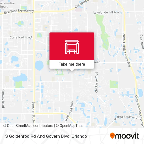Mapa de S Goldenrod Rd And Govern Blvd
