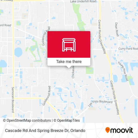 Mapa de Cascade Rd And Spring Breeze Dr