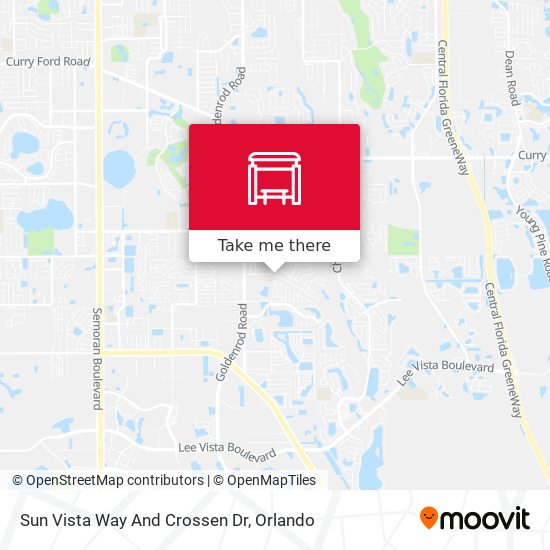 Sun Vista Way And Crossen Dr map